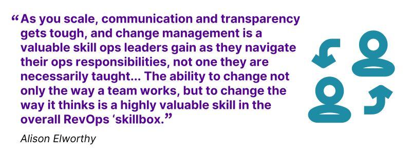 2RevOps book change management Alison